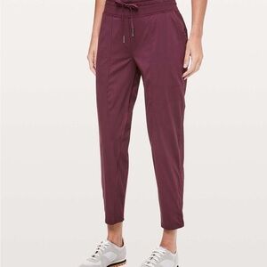 Lululemon EUC Dance Studio Crop Dark Adobe Sz 2 25" Inseam